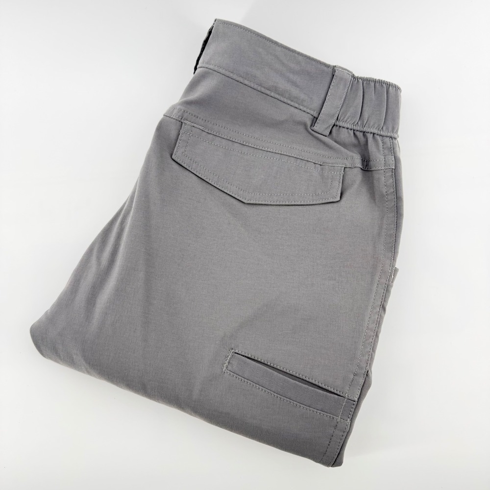 Duluth Trading Co Dry on the Fly Cargo Hiking Pants Gray Utility Size 4
